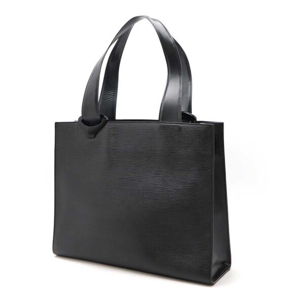 Louis Vuitton Epi Gemo Shoulder Bag Tote Leather Noir Black - Picture 2 of 8
